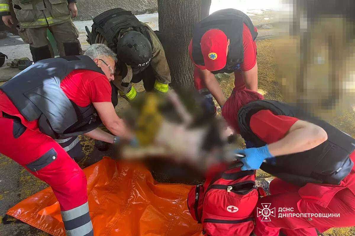 Пожежа у Нікополі з постраждалим