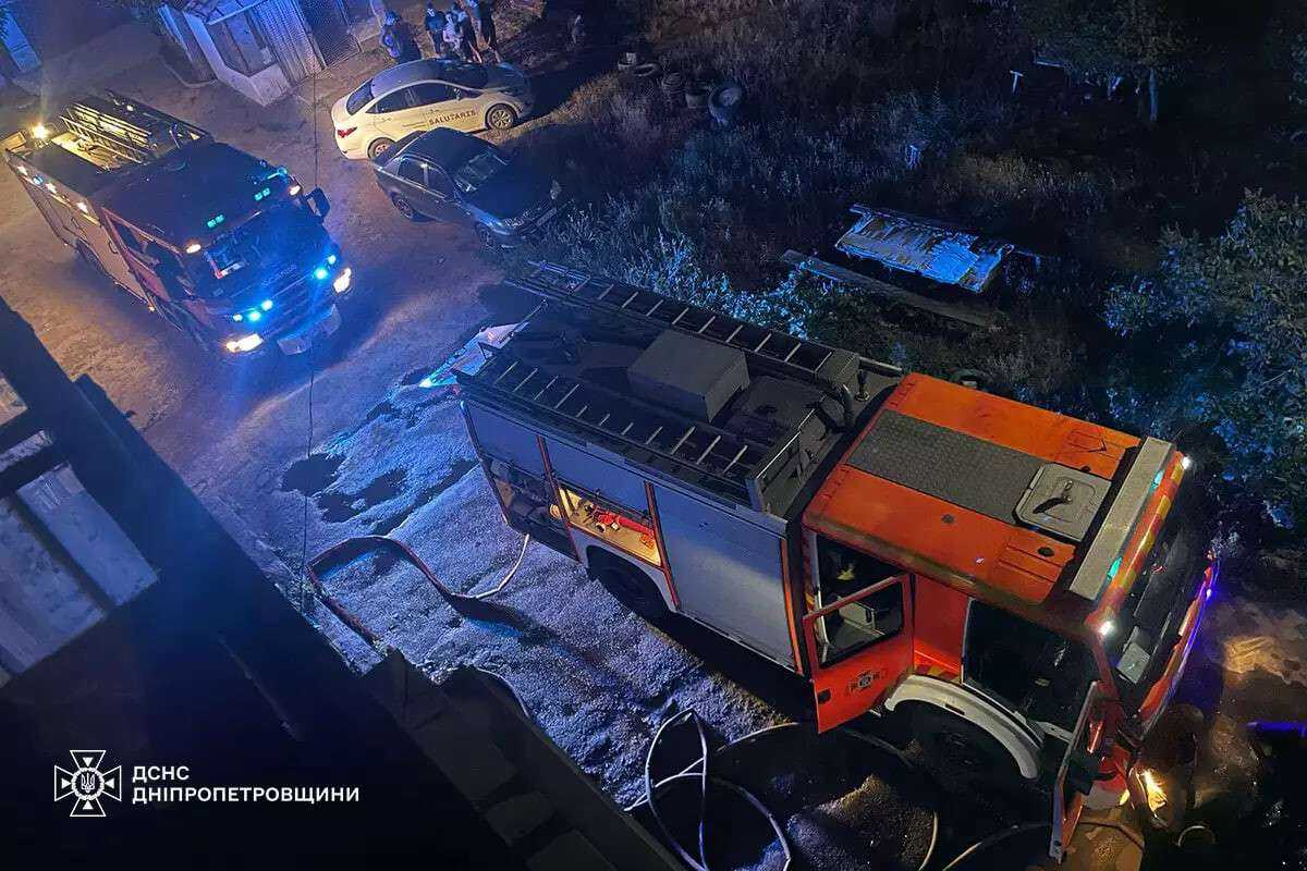 Пожежа у Кривому Розі - постраждав чоловік