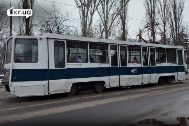 Графік руху трамвая №25 у Кривому Розі