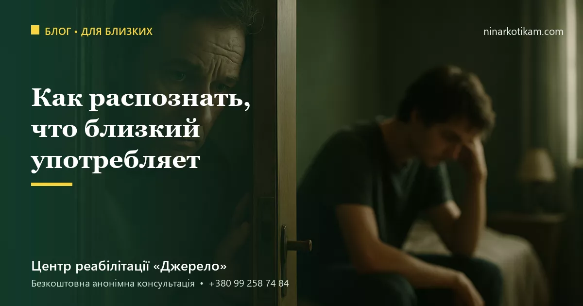 Признаки употребления наркотиков